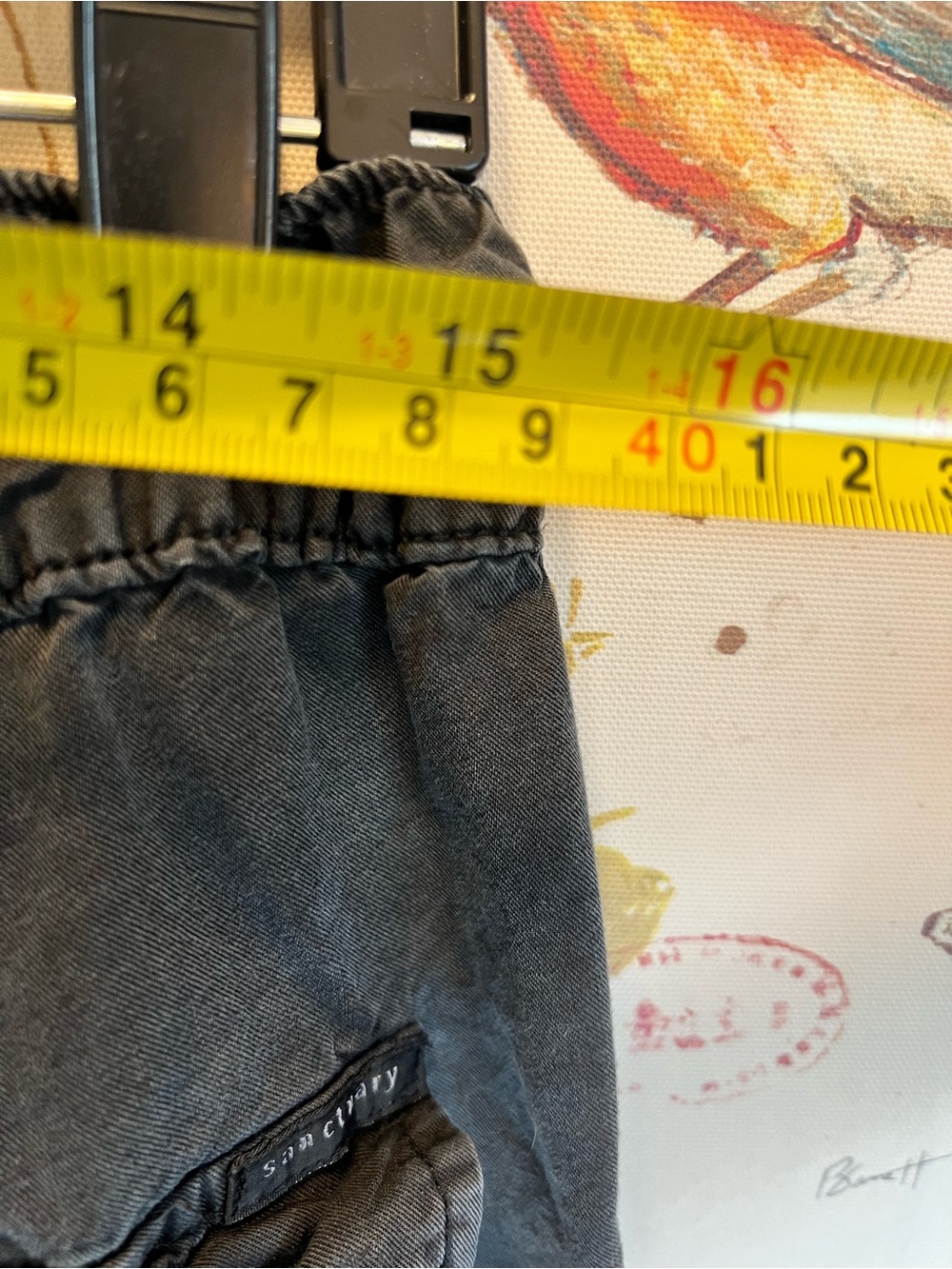 Sanctuary Women's Washed Charcoal Drawstring Jogger Pants - Picture 8 of 10